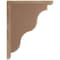 Ekena Millwork 1 1/2"W x 9"D x 11"H Hamilton Traditional Wood Vintage Decor Bracket, Weathered Brown BKTWD01X09X11HABR - alternate 3